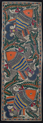 Buy Fish In Madhubani by Ambika Devi