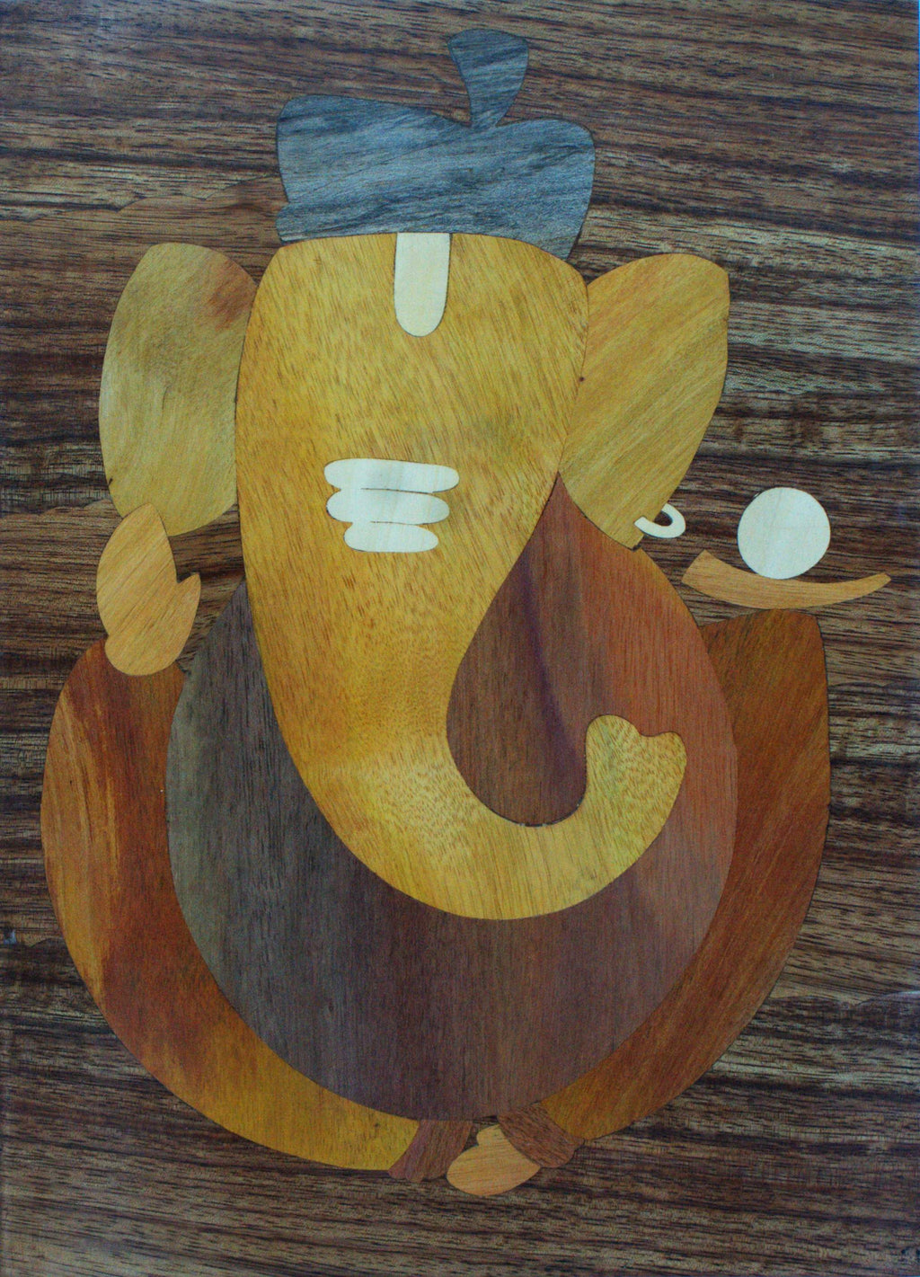 Buy Ganesha Mysore wood Inlay by Mohan Kumar