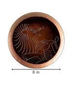 Lion in Copper plate for sale