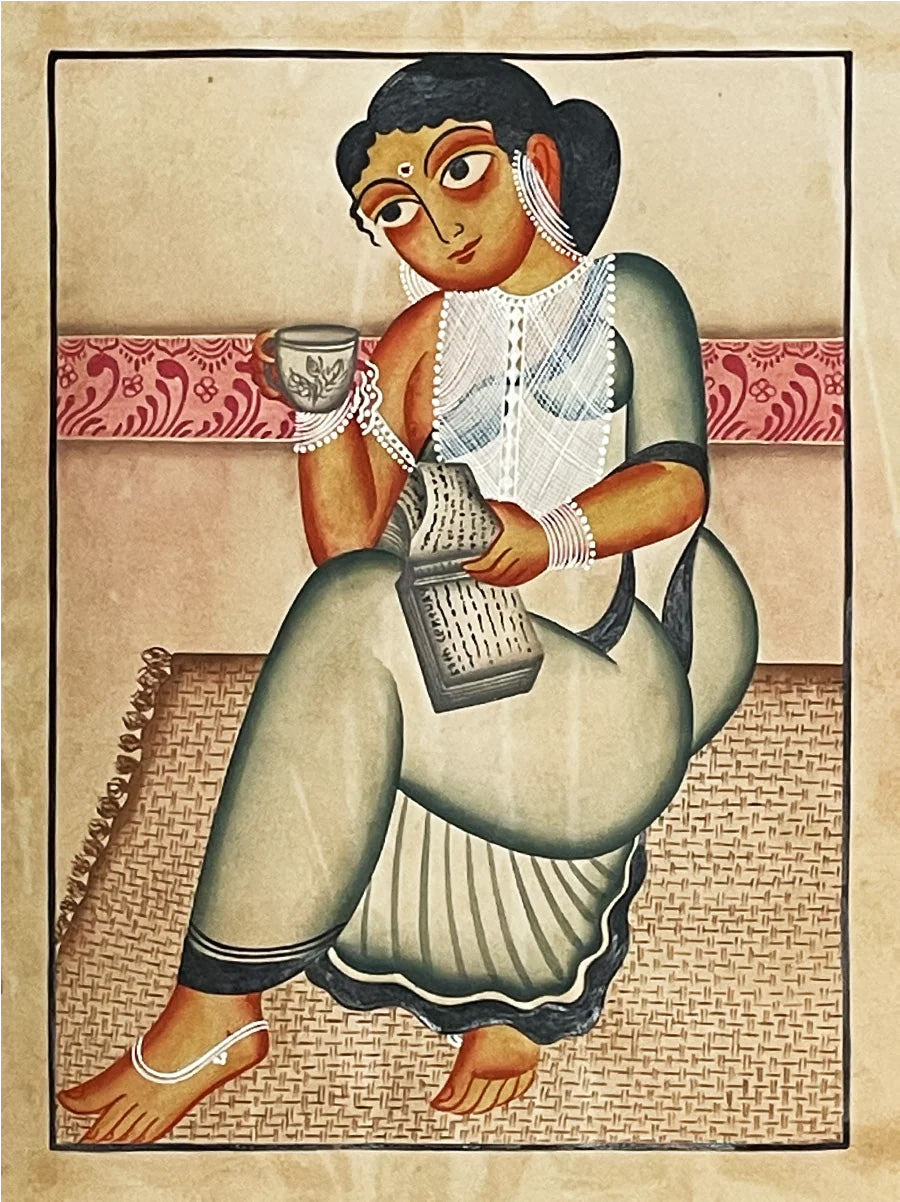 Buy Moments of Reflection:Kalighat Art by Bapi Chitrakar