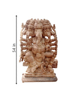 Buy Panchamukhi Ganesha in Wood carving by K.P. Dharmaian