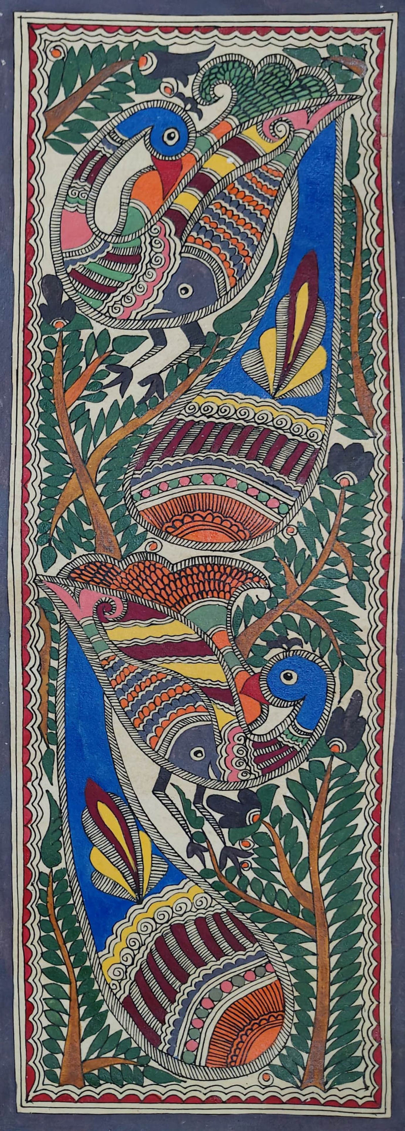 Buy Peacock in Madhubani by Ambika Devi 