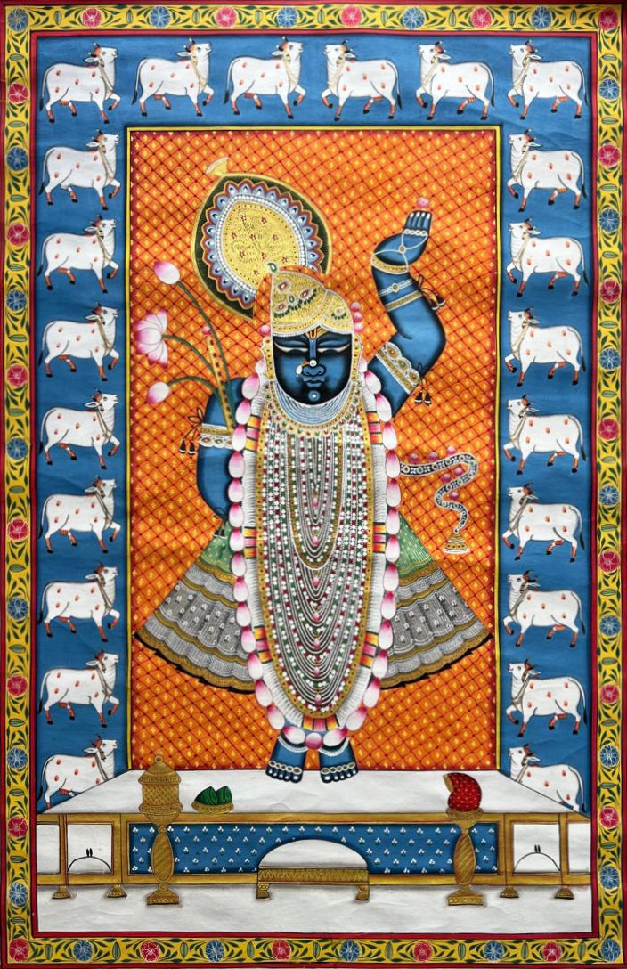 Buy Shrinathji in Pichwai by Naveen Soni