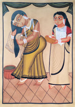 Buy Tapestry of Companionship : Kalighat Art by Bapi Chitrakar