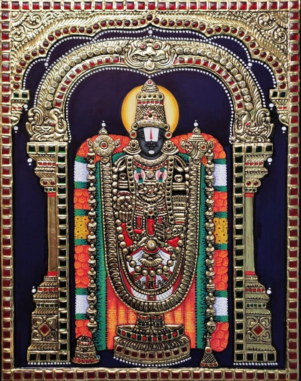 Buy Venkateshwara Swami In Tanjore by R. Jayanthan