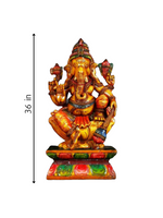 Ganesha in Teak Wood Carving artwwork for sale