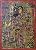 Ardhnarishwar  in Madhubani from Naina Creation