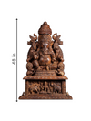 Ganesha in Teak Wood Carving artwork for sale