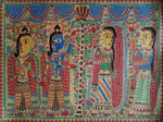 Buy Marriage of Ram&Sita in Madhubani by Naina Creation 