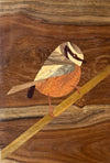 Buy Sparrow in Wood Inlay by Mohan Kumar