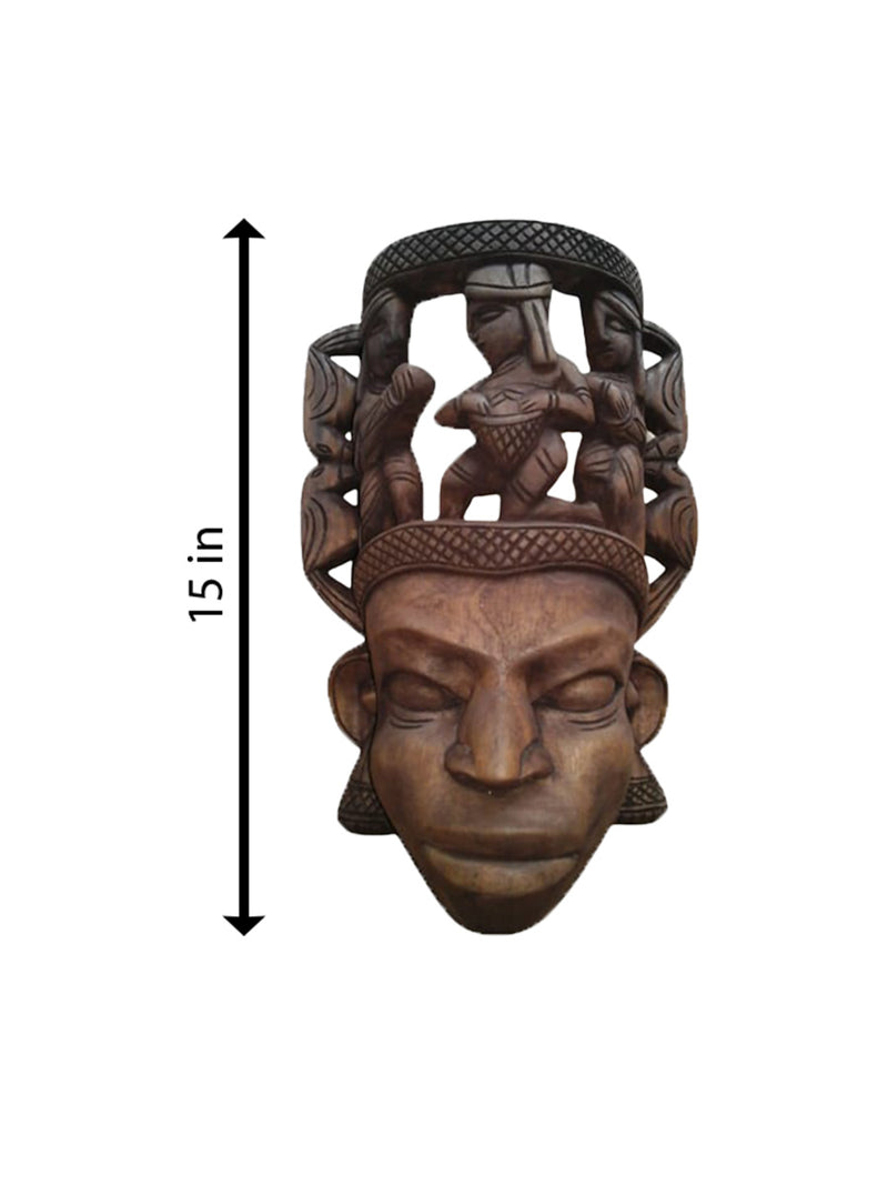 Order Tribal mask in Wooden mask Paramesh Sarkar