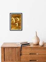 Seagulls in Wood Inlay by Mohan Kumar for Sale