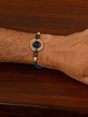 Handcrafted "Earthy" Copper Enamel Rakhi by EkiBeki