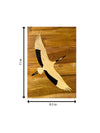 Crane  in Wood Inlay by Mohan Kumar for Sale