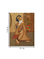 Quiet Reflection: Kalighat Art for sale