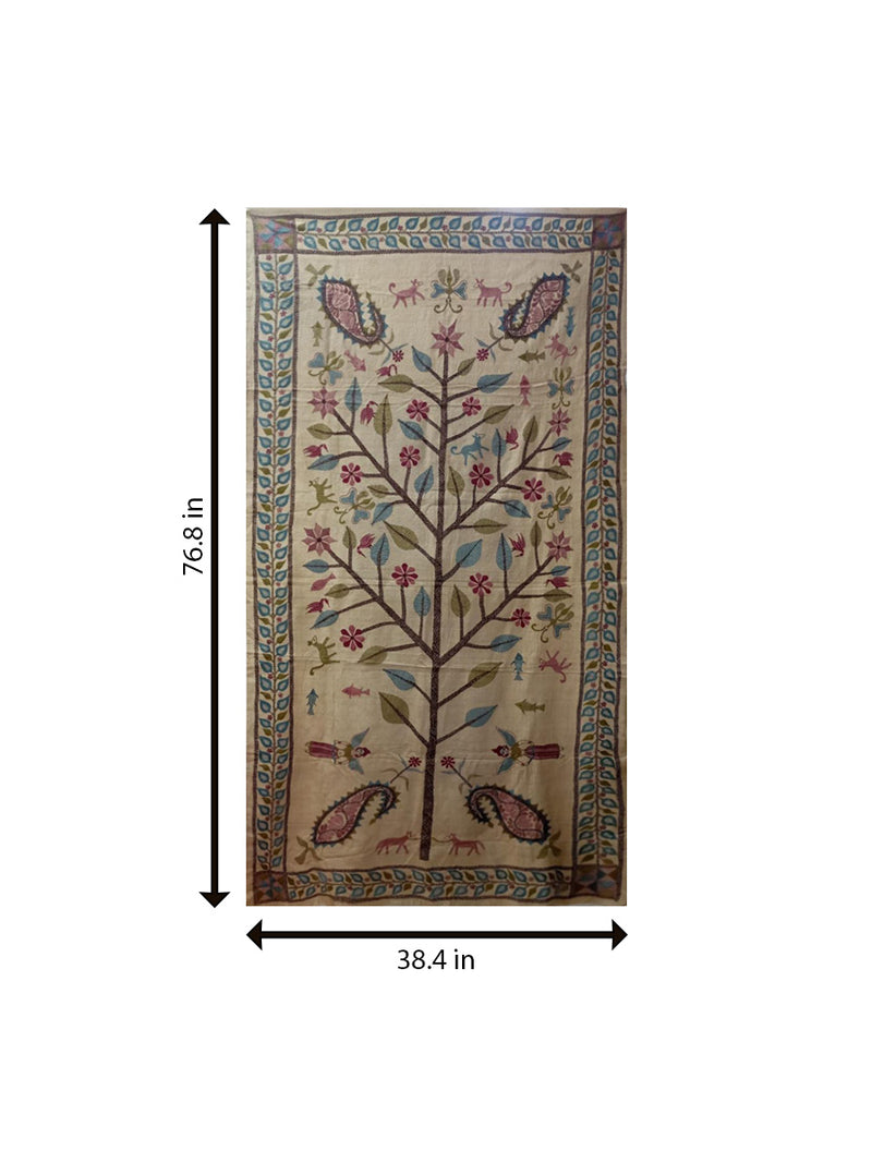 Tree Of Life in Kantha by Mahamaya Sikdar