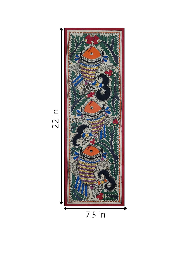 Fish In Madhubani artwor for sale