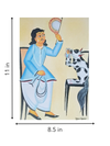 Man and his pet in Kalighat by Uttam chitrakar