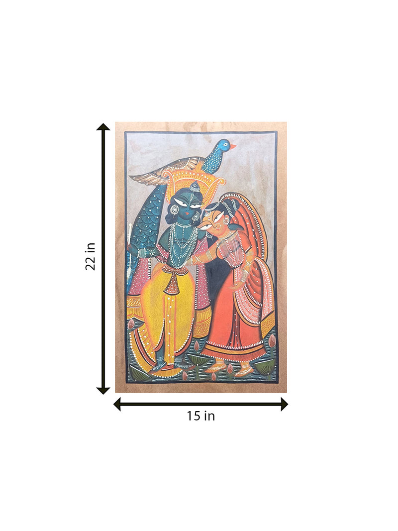 1. Krishna In Kalighat by Sonali Chitrakar 