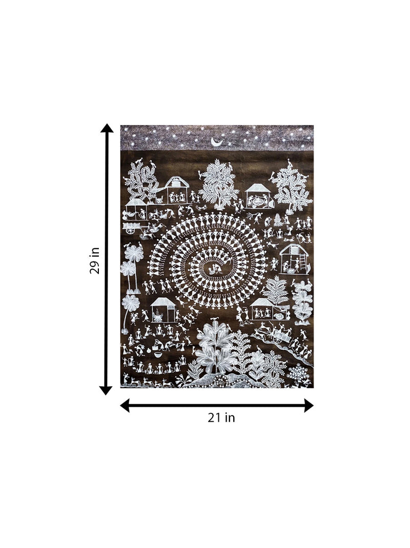 A Warli Village, Warli Art for sale