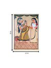 Tapestry of Companionship : Kalighat Art for sale