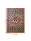 The Sun in Madhubani artwork for sale