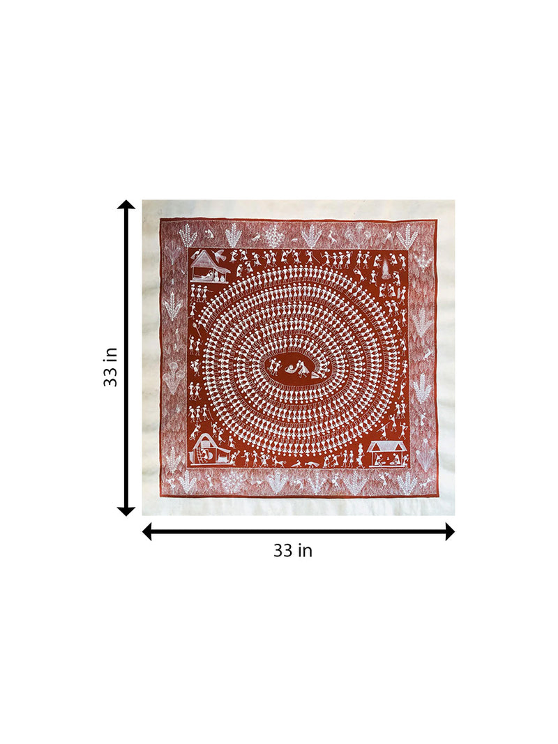 The Tarpa Dance, Warli Art for sale