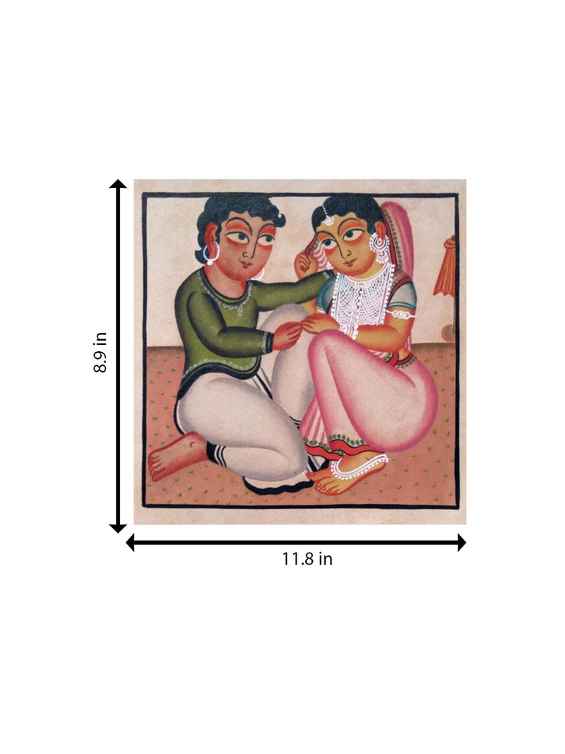 Tender Moments: Kalighat Art by Bapi Chitrakar