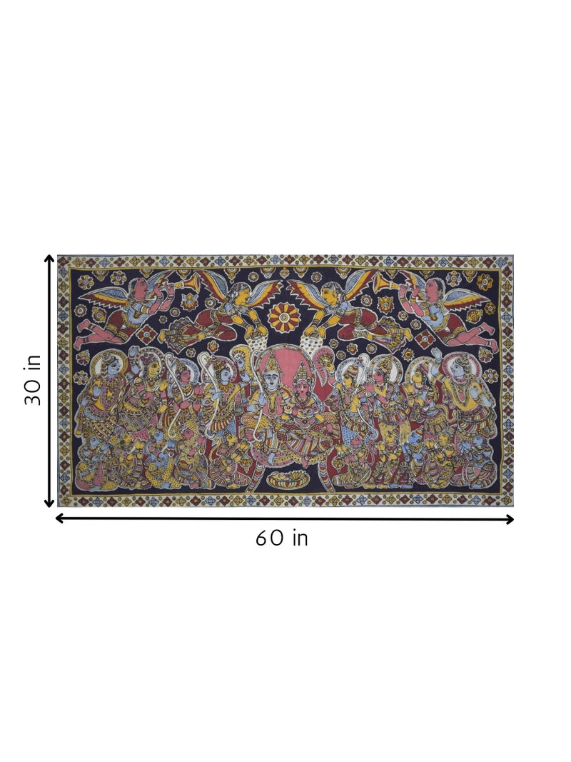 Ram Darbaar in Kalamkari for sale