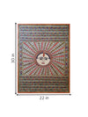 The Sun in Madhubani artwork for sale