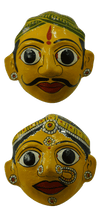 Buy Man and Woman in  Cheriyal mask by Sai Kiran