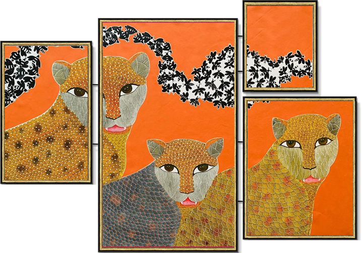 Tiger In Gond by Venkat Shyam for sale