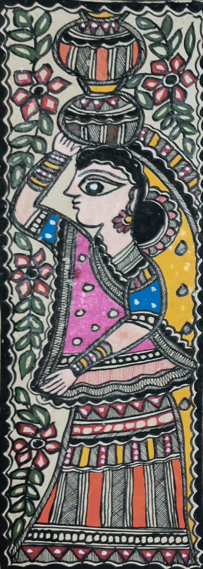 Buy Woman in Madhubani by Ambika Devi