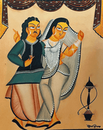 Buy A Bengali couple In Kalighat by Uttam Chitrakar