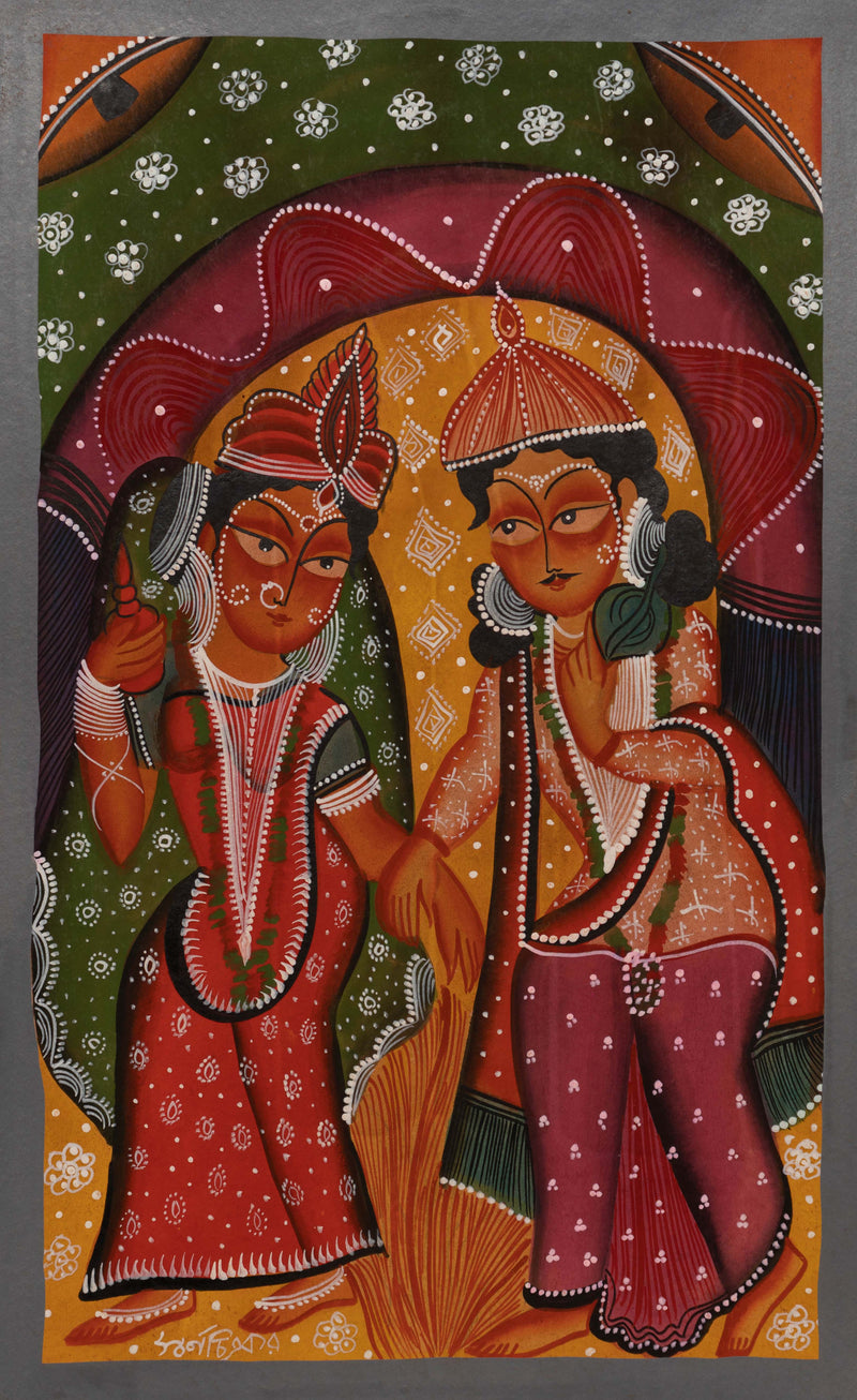 Shop A Bengali wedding in Bengal Pattachitra by Swarna Chitrakar