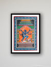 The exquisite Mandapa Pattachitra painting depicting Maa Kali's Roudra Roop is available for purchase.