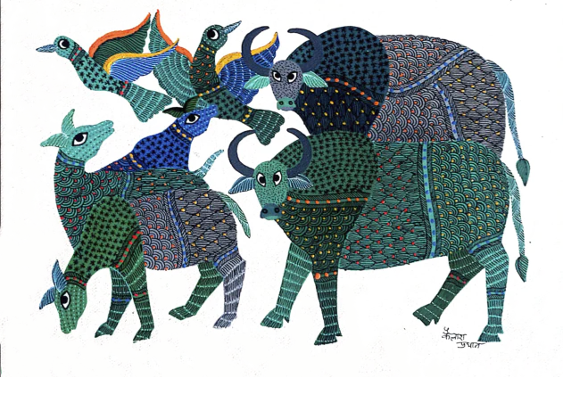 Buy A Gateway to the Fauna: Elegant Gond