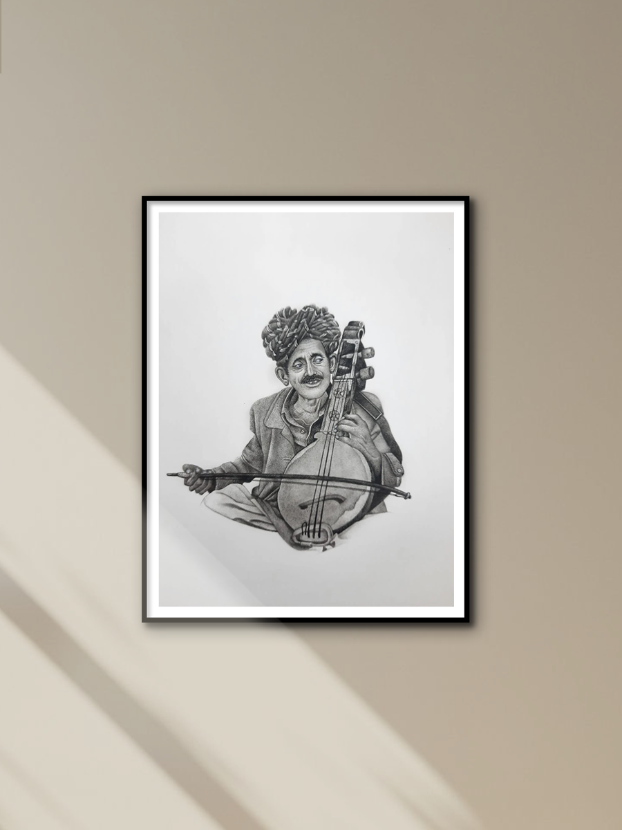 Shop A Kamaicha Player in Miniature Painting by Mohan Prajapati