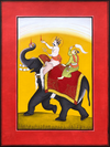 Buy A Royal Elephant in Miniature Painting by Mohan Prajapati