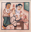 A Sweet Home in Kalighat Painting by Bapi Chitrakar