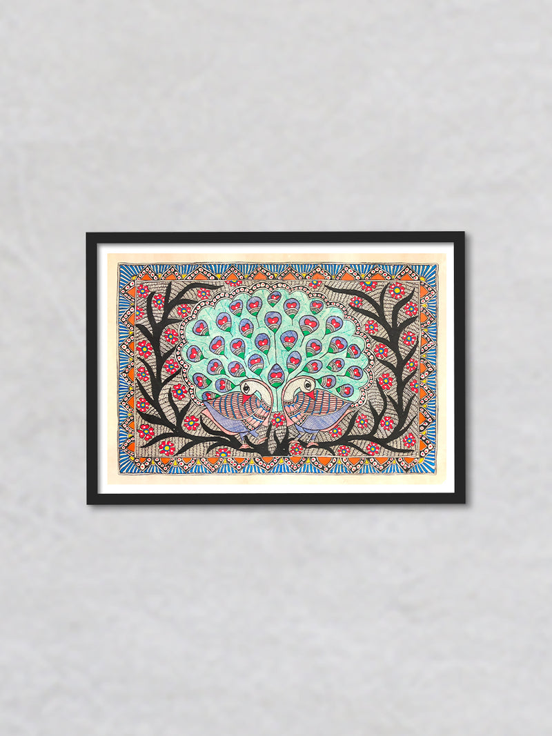 Buy Madhubani Birds Painting Online