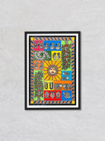 Sun & nature, Madhubani by Ambika devi