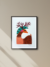 A beautiful Raindeer: Gond art by Kailash Pradhan for sale