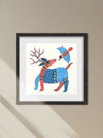 Shop A bird and deer In Gond By Kailash Pradhan