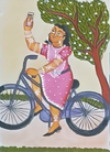 Buy A girl taking selfie In Kalighat by Uttam Chitrakar