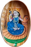 Buy Goddess Saraswati Kalighat art Wall Plates