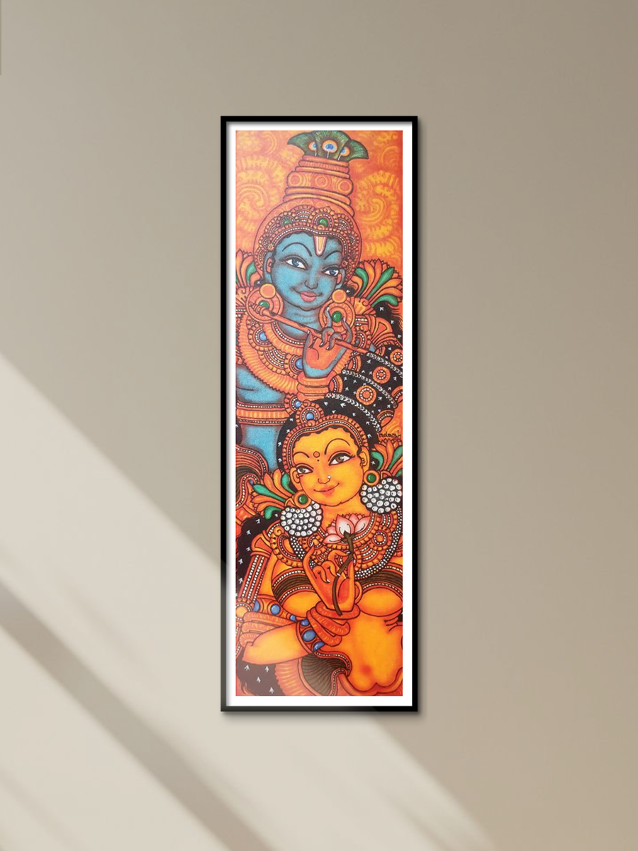 Buy Radha Krishna Kerala Mural Painting Online in India: Kerala Mural Art  for Sale. – MeMeraki