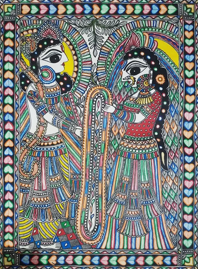 Buy Vivah Panchami Madhubani painting by Ambika Devi