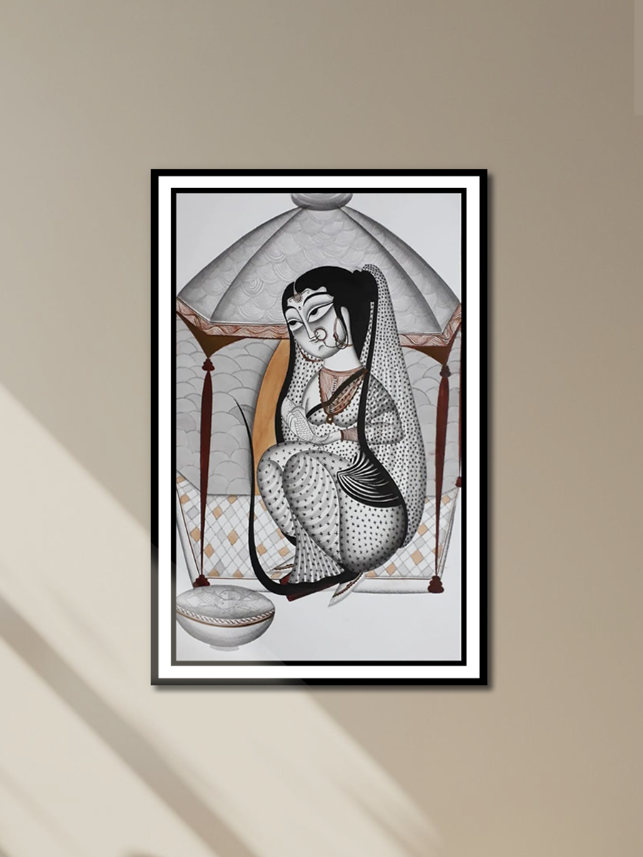 Abundance in Art: Uttam Chitrakar's Kalighat Fisherman