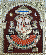 buy Adi Shakti in Tanjore Painting by Sanjay Tandekar